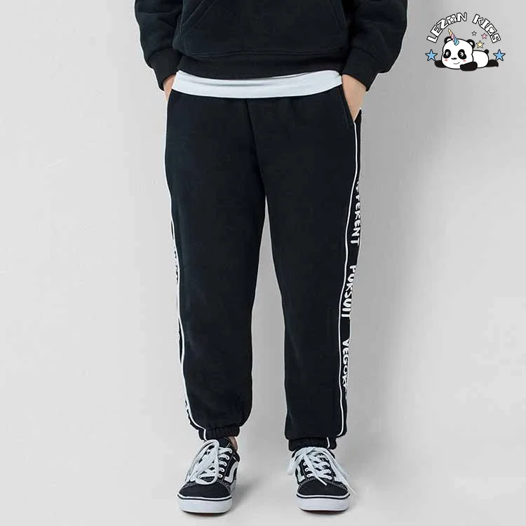 LEZONKIDS - Cheap Casual Pants for Kids Pants Custom logo Printed 100 Cotton Sweatpants